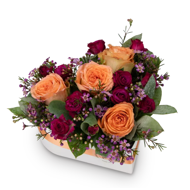 Flower box od roses